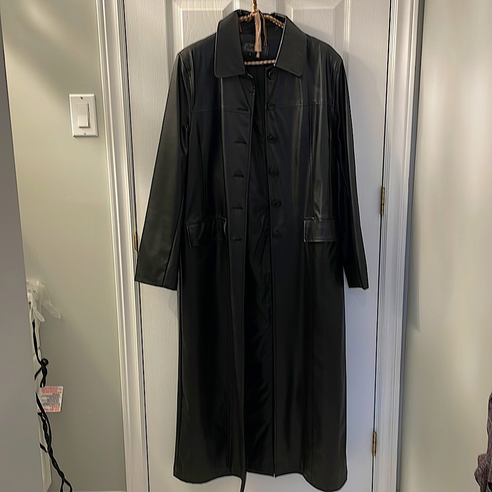 Elegant Black Trench Coat